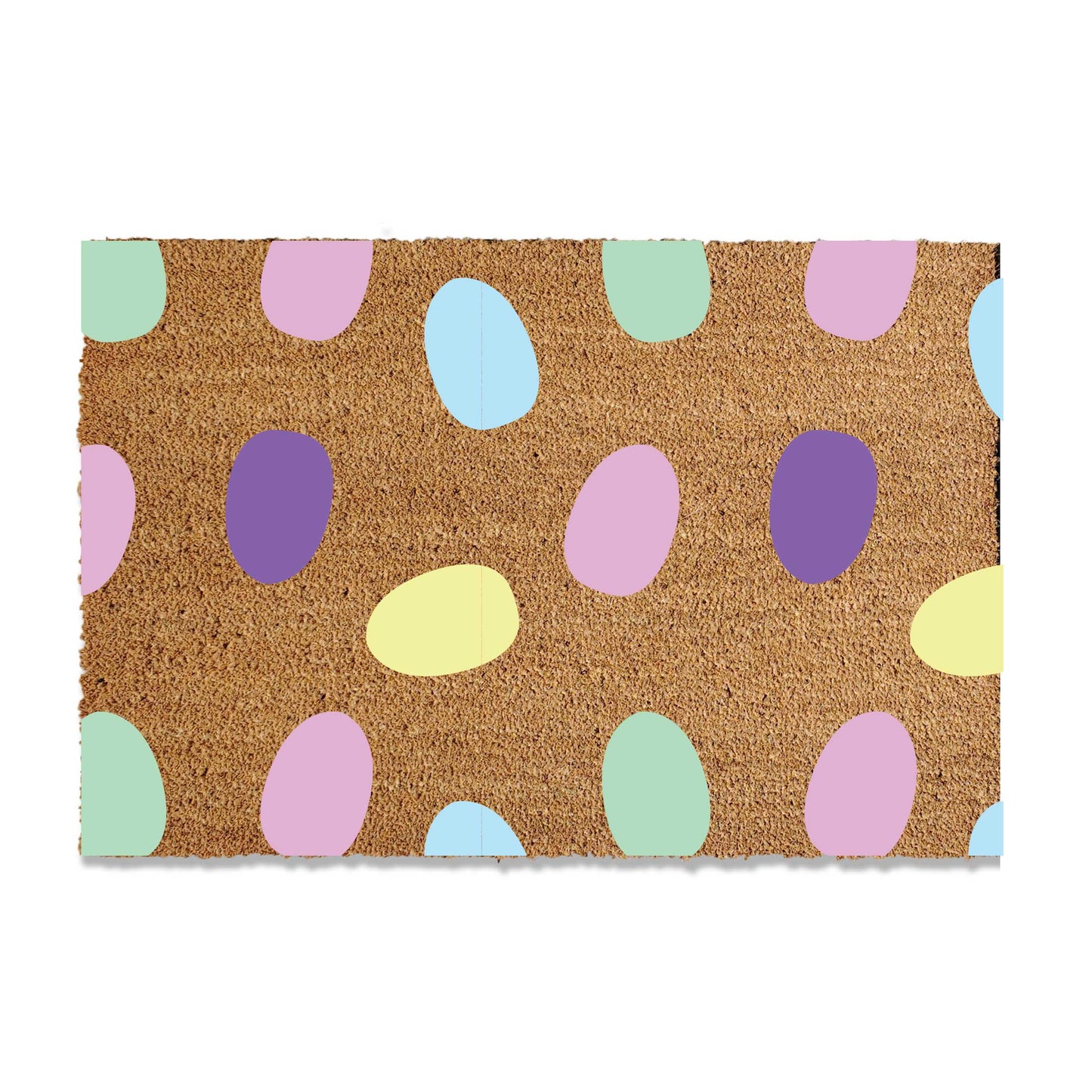 Pastel Easter Egg Patterned Doormat