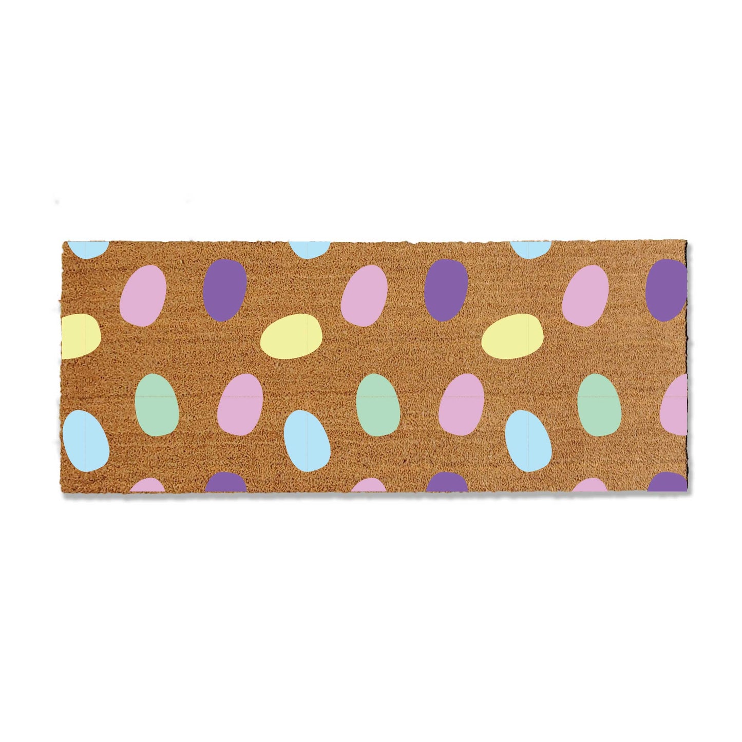 Pastel Easter Egg Patterned Doormat