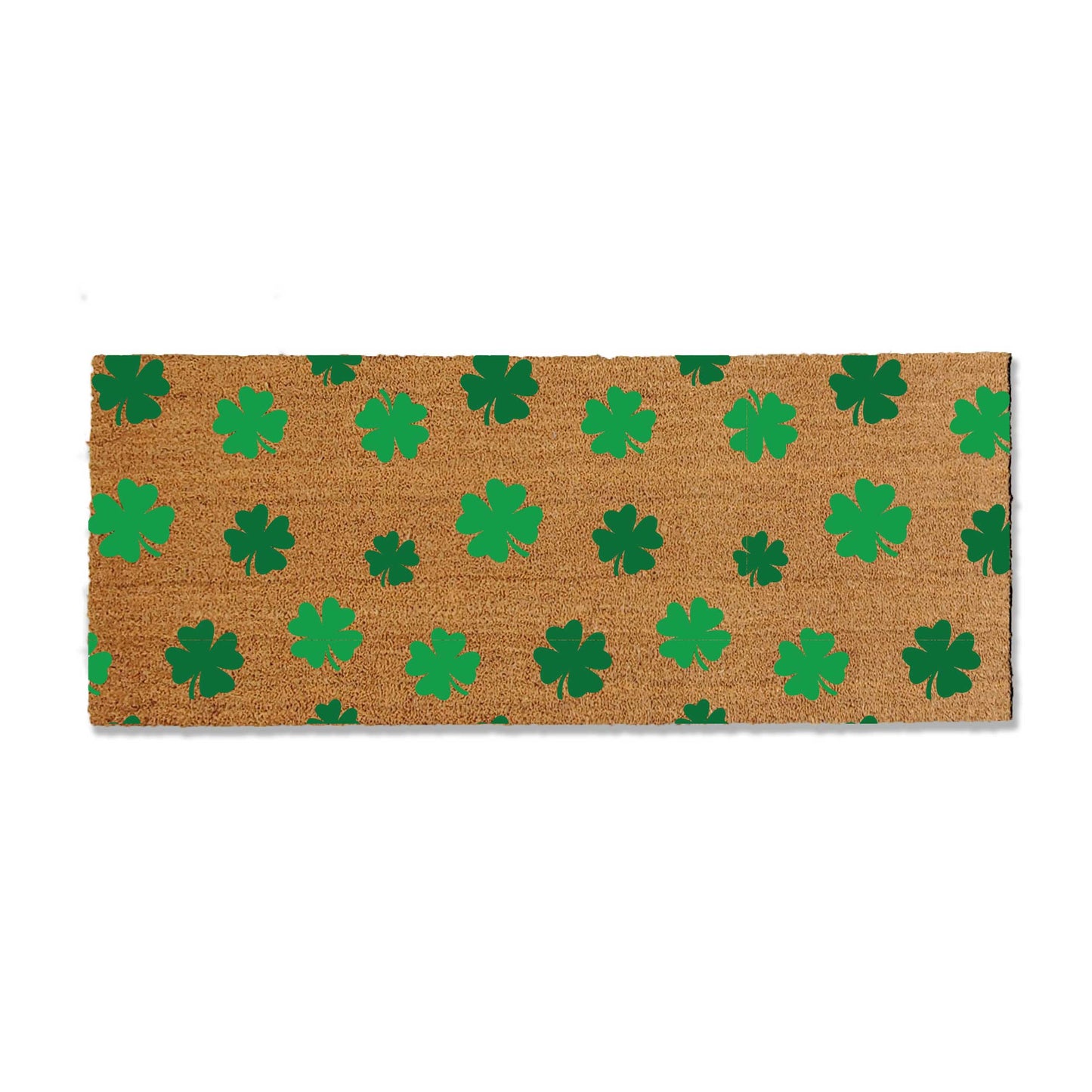 St. Patrick's Day Clover Patterned Doormat - Shamrock Doormat