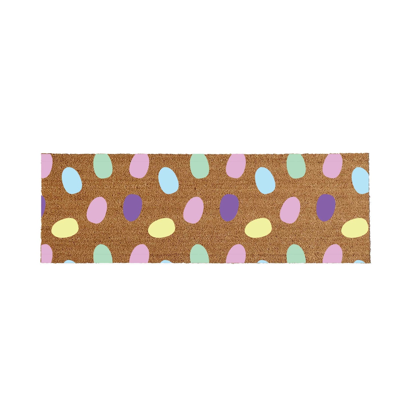 Pastel Easter Egg Patterned Doormat