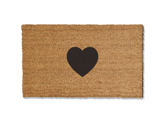 Embrace year-round warmth with our coir doormat featuring a heart design, available in multiple sizes and colors. Perfect for everyday use and a delightful addition to Valentine's Day, this unique mat is a charming way to spread love and welcome guests with heartwarming style.