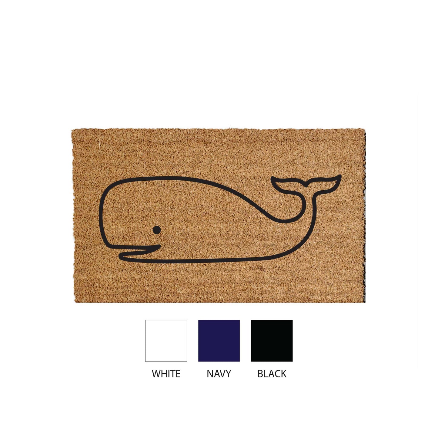 Whale Doormat - Beach Doormat