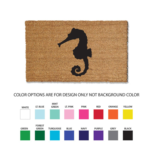 Seahorse Doormat - Beach Doormat