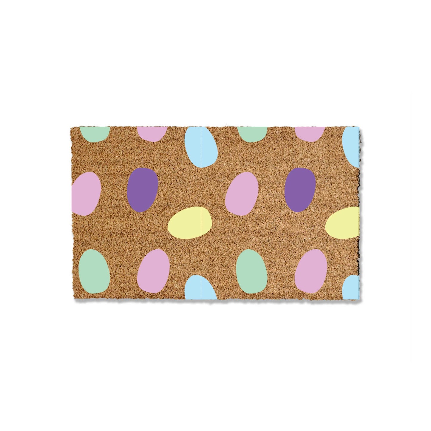 Pastel Easter Egg Patterned Doormat