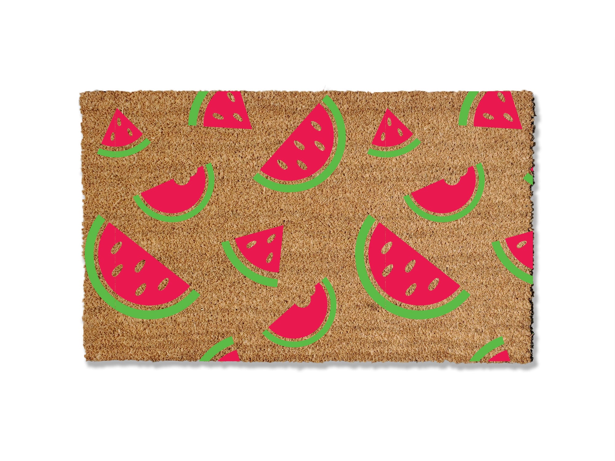 Summer Watermelon Patterned Doormat