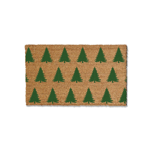 Christmas Tree Patterned Doormat