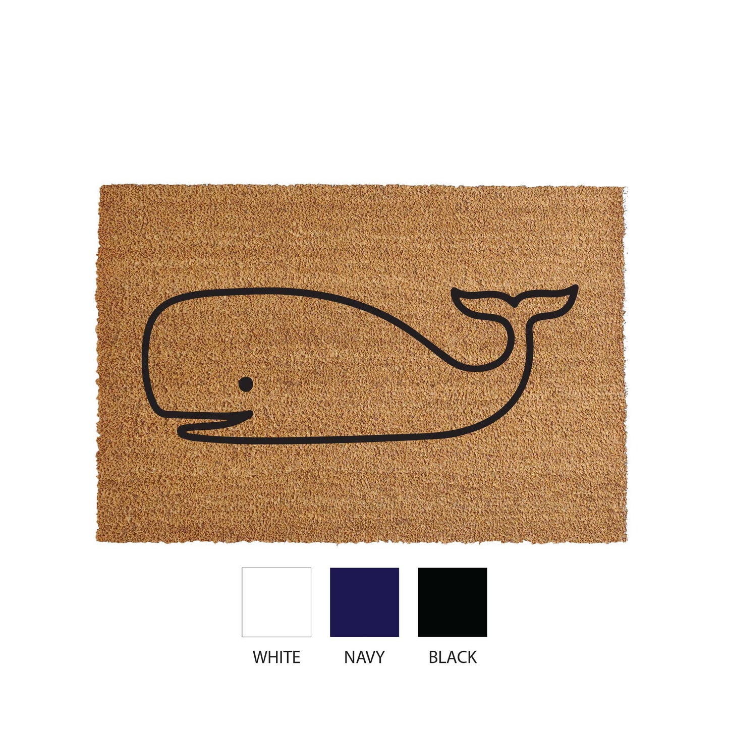 Whale Doormat - Beach Doormat