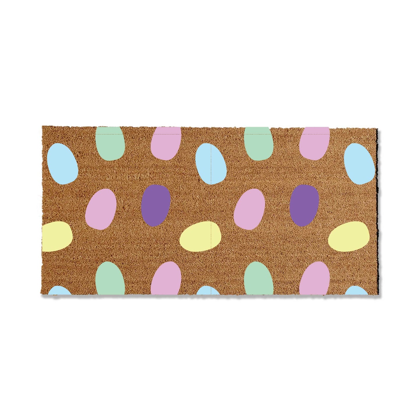 Pastel Easter Egg Patterned Doormat