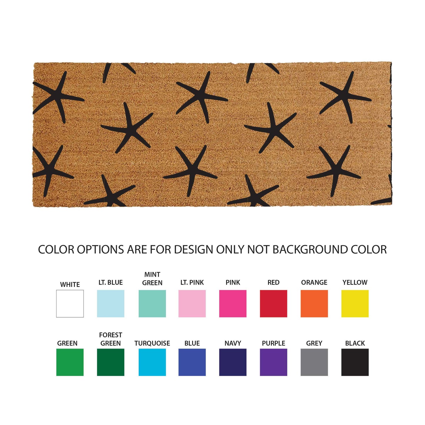 Starfish Doormat - Beach Doormat