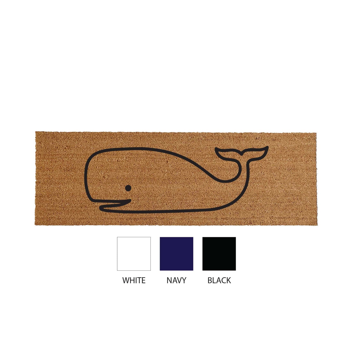 Whale Doormat - Beach Doormat