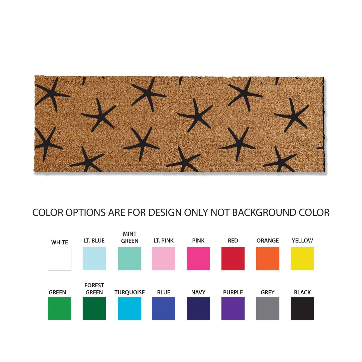 Starfish Doormat - Beach Doormat