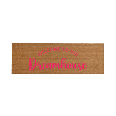 Welcome to the Dreamhouse Coir Doormat - Barbie Doormat