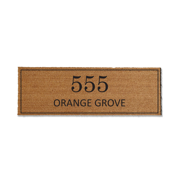 Doormat with House Numbers – UncommonDoormats