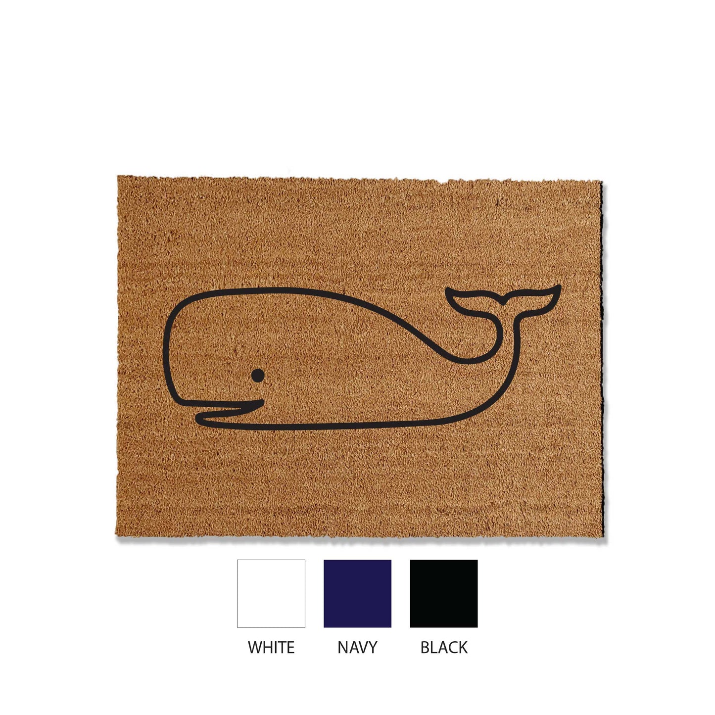 Whale Doormat - Beach Doormat