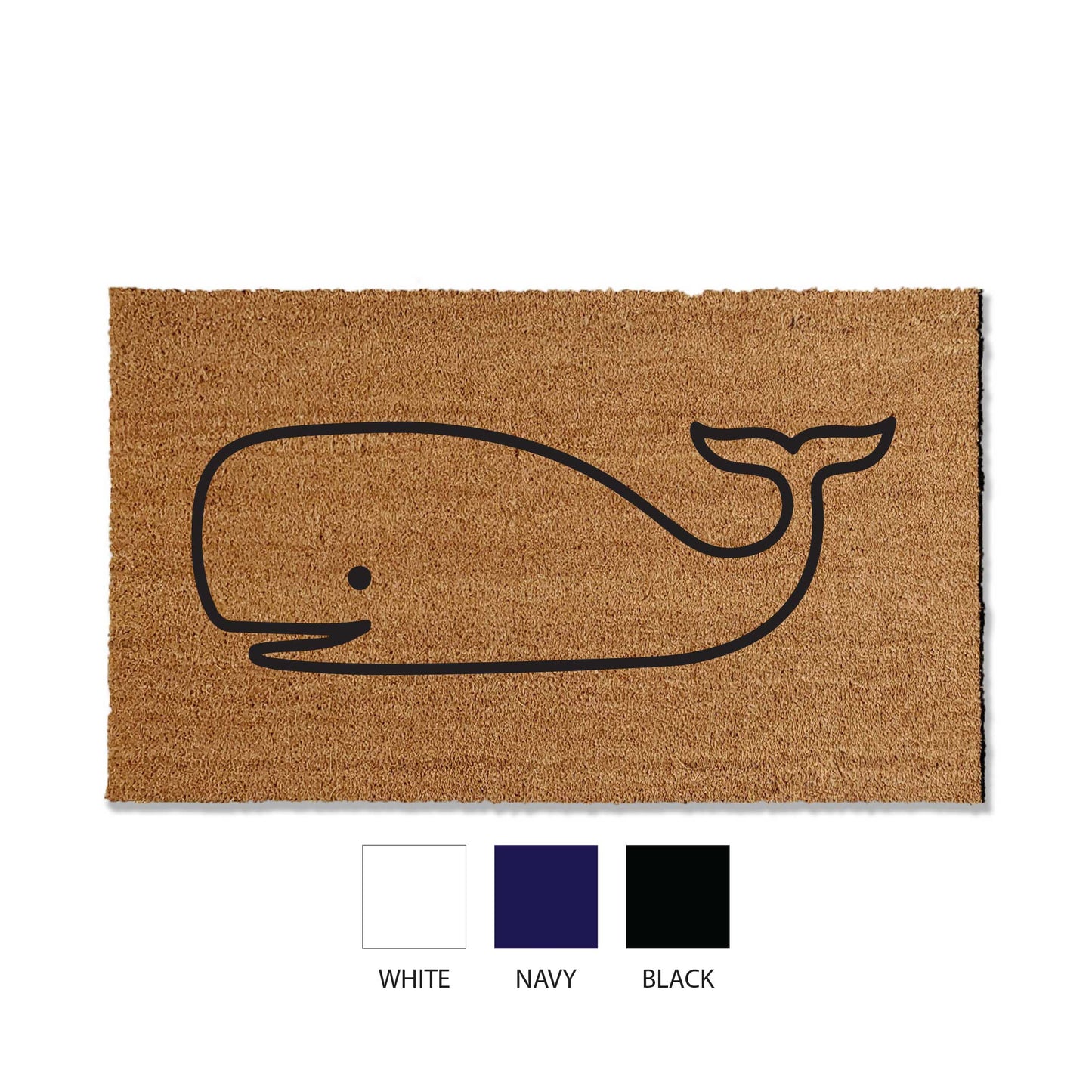 Whale Doormat - Beach Doormat