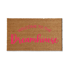 Welcome to the Dreamhouse Coir Doormat - Barbie Doormat