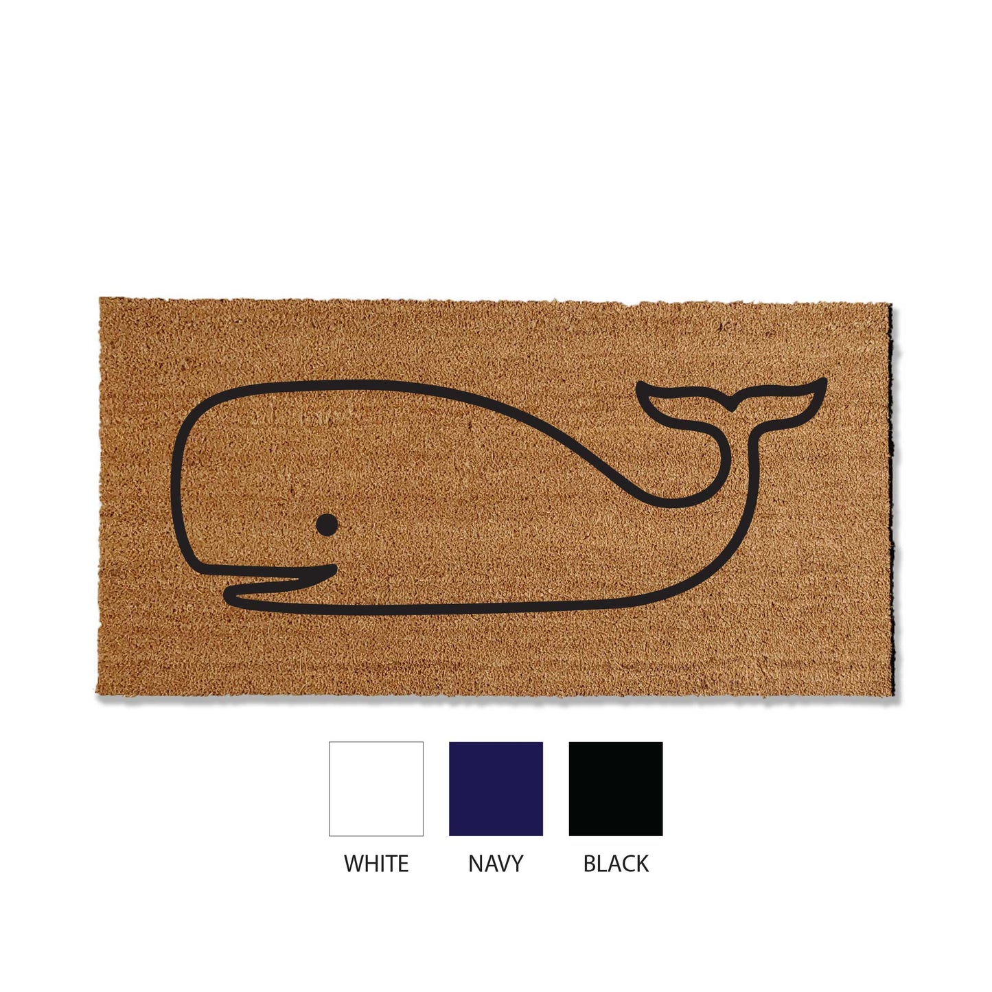 Whale Doormat - Beach Doormat