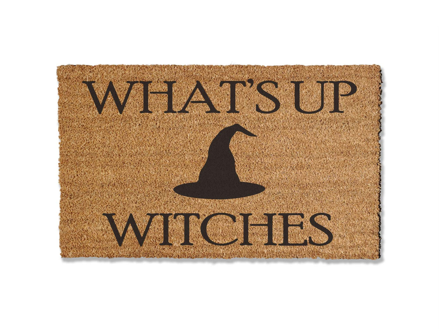 What's Up Witches Halloween Doormat