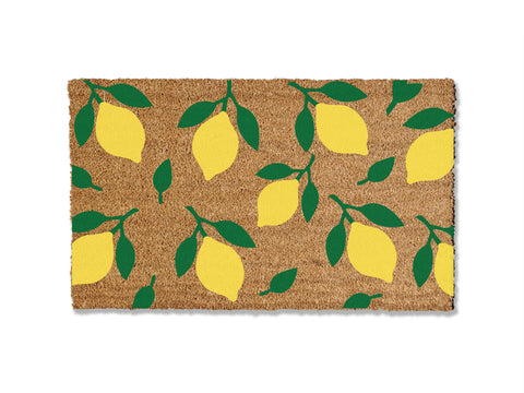Lemon Doormat - Mediterranean decor