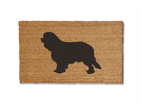 Introduce a touch of personality to your entryway with our coir welcome doormat, available in various sizes and adorned with the endearing image of a King Charles. The perfect gift for King Charles lovers, this charming mat adds a delightful touch, effortlessly sprucing up your home's entrance.
