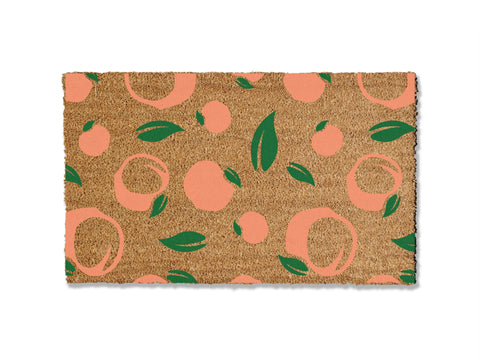 Peach Patterned Doormat