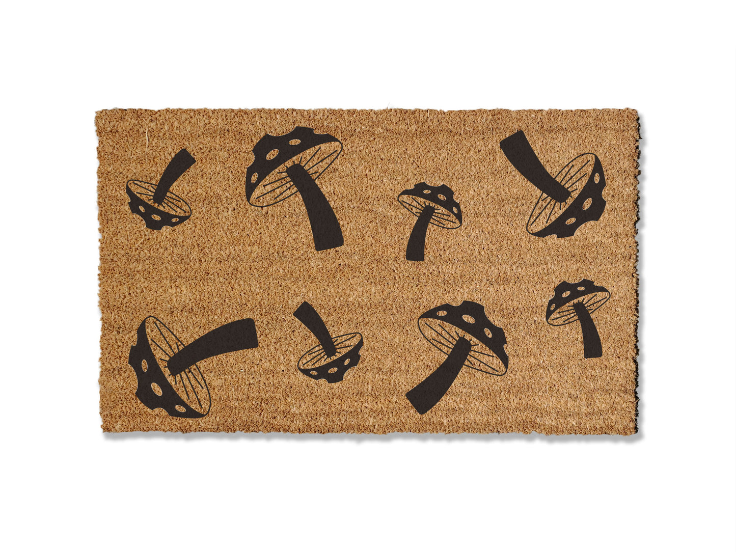Introduce a whimsical touch to your home with our mushroom-themed coir doormat. The perfect addition to your entryway, this unique mat is not only stylish but also highly effective at trapping dirt. Available in multiple sizes, it offers a blend of functionality and charm to enhance your doorstep.
