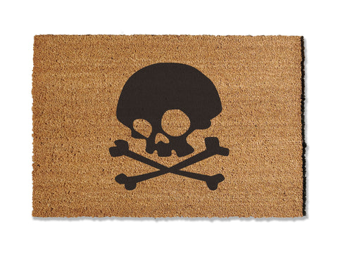 Skull and Crossbones Doormat