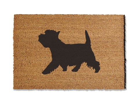 Westie Silhouette Doormat