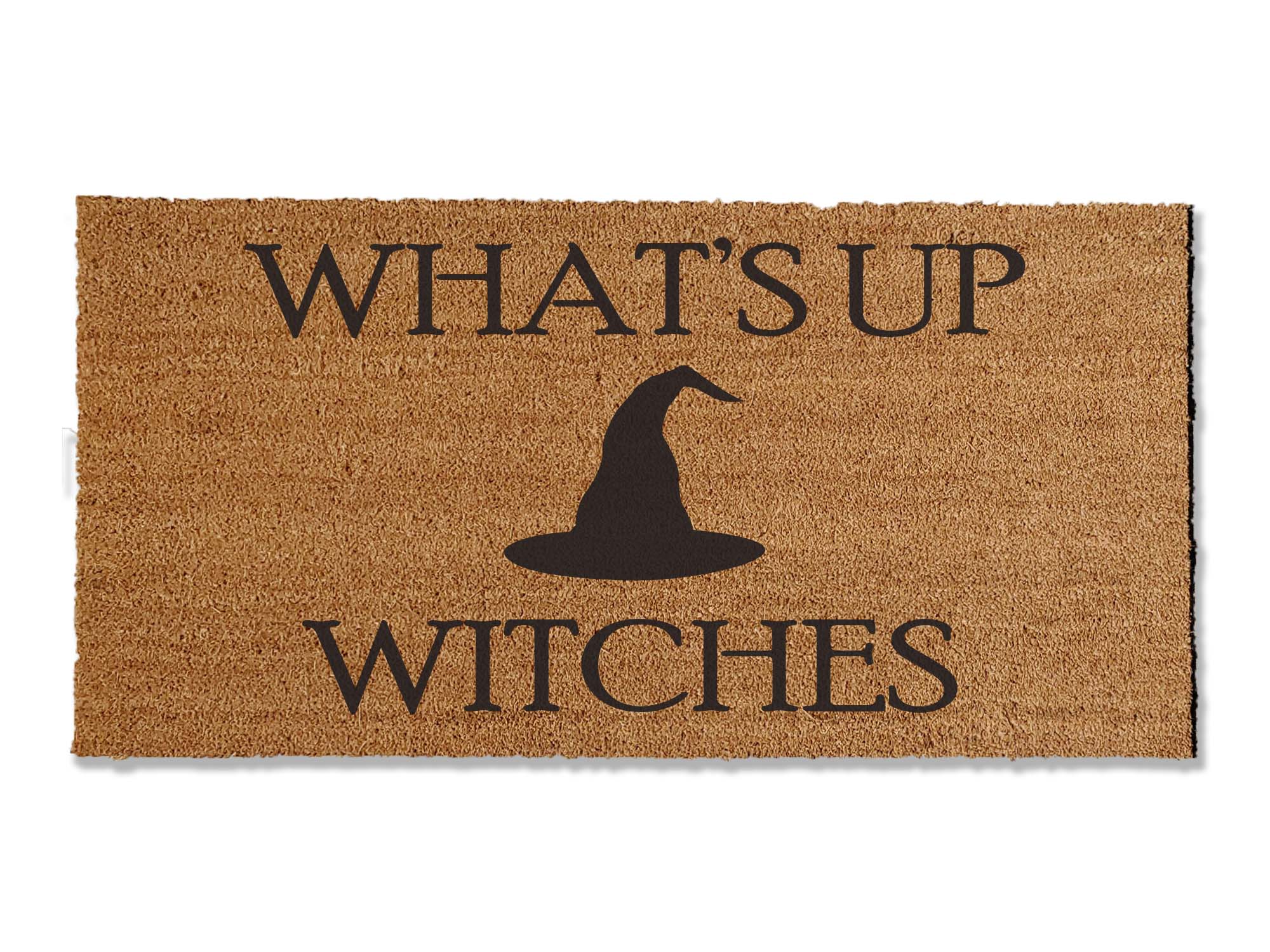 What's Up Witches Halloween Doormat