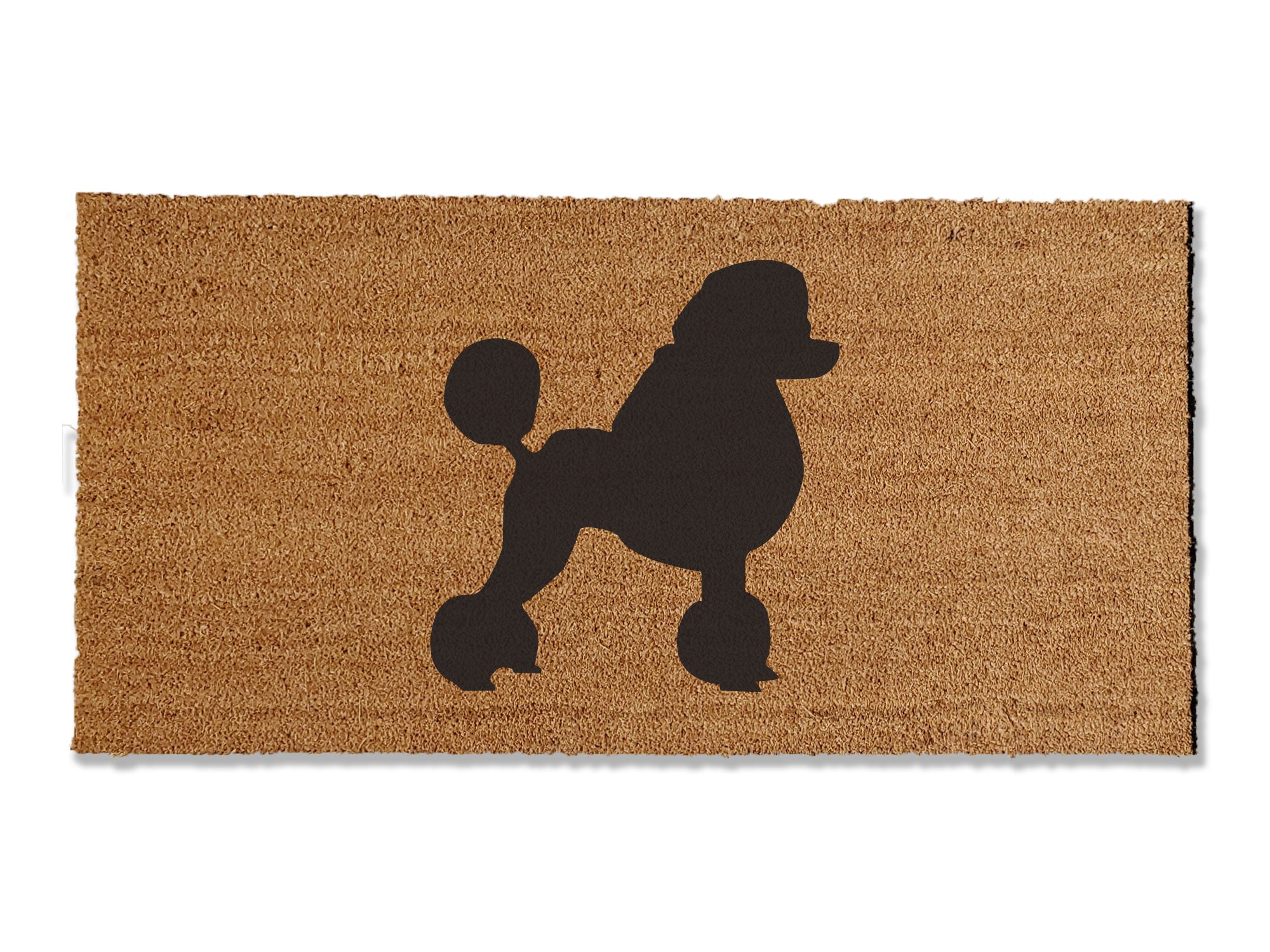 Poodle Silhouette Doormat
