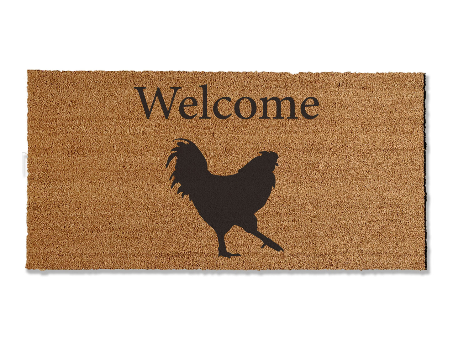 Rooster Doormat - Farmhouse Welcome Mat