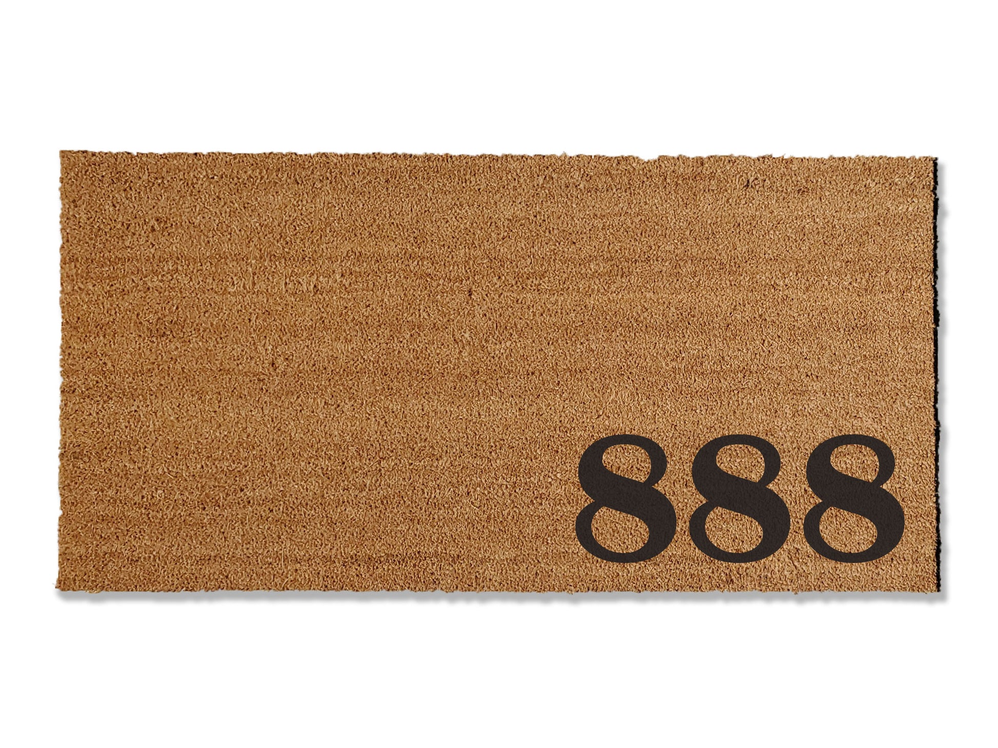 Elevate your entryway with our custom coir doormat, featuring personalized house numbers. Available in multiple sizes, this unique addition adds a touch of sophistication to your home's exterior. Make a statement and welcome guests with style by showcasing your house numbers on this versatile coir doormat.